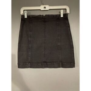 Tinseltown Black Mini Denim Skirt Size 5